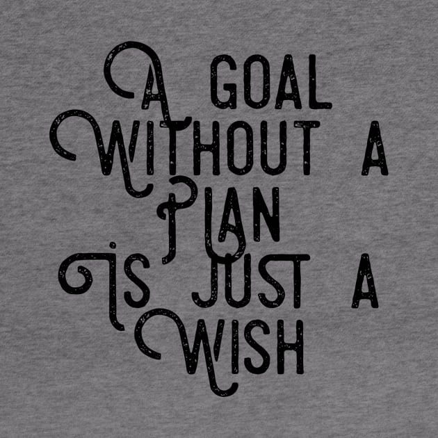 a goal without a plan is just a wish by GMAT